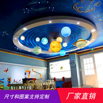 Customized acrylic plexiglass Solar System eight planets nine planets Science Museum planet model chandelier
