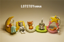 Loose Goods Sleep Lying Pose Stars Moon Kitty And Mouse Paparazzi Model Doll Swing Piece Pendant 5