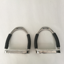 826 Safety pedals Stainless steel Pedals Stirrup Horse equipment Harness Equestrian supplies