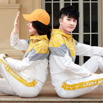 361 Couple Set Spring and Autumn Jordan casual mens running sportswear hoodie womens two-piece set