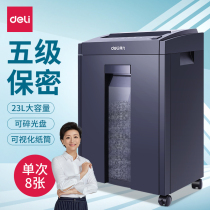 Del 27530 34250 paper shredder 5 level confidential electric high power granular paper shredder