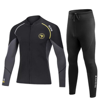 1 5 mm2 China 3 5MM SPLIT wet floating suit male motorboat surfing rescue jellyfish winter swimwear female warm