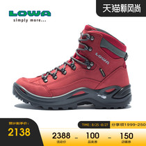  LOWA outdoor mid-help hiking shoes women waterproof non-slip RENEGADE GTX breathable hiking shoes L320945