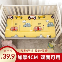 Crib mattress for childrens kindergarten lunch mat baby newborn mattress cushion is thickened winter warm custom