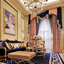 (Yunyan)MOLIK curtain HM180802 Bedroom living room floor-to-ceiling shading and sunshade curtain