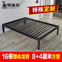 Modern simple iron bed iron bed bed double bed single childrens children strong iron bed 1 5 meters 1 8 meters tatami