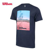 wilson wilwin tennis suit men and women new sports casual short sleeve round neck T-shirt jacket comfortable and breathable