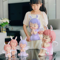 Princess piggy bank children Girl piggy bank girl can take out net Red large ornaments girl piggy bank