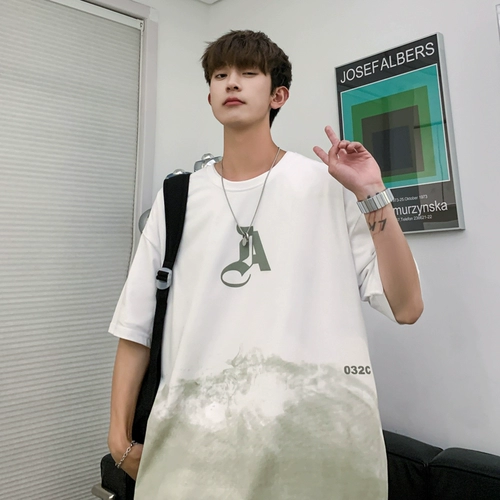 Летняя хлопковая футболка с коротким рукавом для школьников для мальчиков, 12-15 лет, подходит для подростков