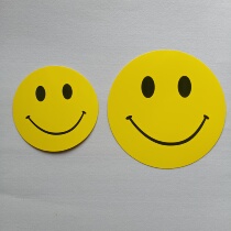 Smiley face sticker big number back adhesive sticker wall glass sticker Kindergarten figure decorated with childrens room decoration sticker stickers