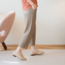 CCHER Summer also can be worn in sliding knit pants Solid Valley Poissi and female XZKC4463 Pre-booked 3