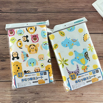 Daily single baby waterproof and breathable pure cotton bamboo fiber washable urine mat newborn baby double-sided anti-slip large compartment pee