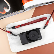 LARRY camera wristband lanyard Ricoh GR3GR3X black card camera leather vintage accessories