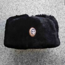 Russian naval officer winter sheep fur cotton cap БТК head circumference 56cm 181