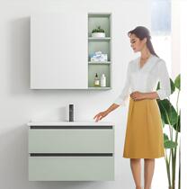 Wrigley bathroom cabinet combination Amy series Modern simple multi-layer solid wood wash table Wall washbasin cabinet