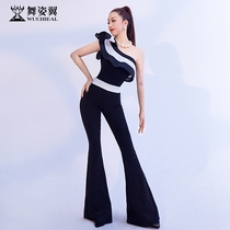 Dancing Wing Slim Body Clothes Courtesy Clothing 2021 New Training Catwalk Practice Clothes Dance Performance Set 729