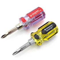Peng Gong 6X38mm crystal handle screwdriver dual-use screwdriver ultra-short screwdriver screwdriver radish head