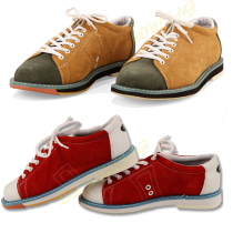 Bowling supplies Anti-fur fabric Leather bowling shoes Mens Womens