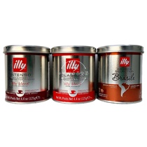 Lilly deep roasted coffee powder 125g medium selection Brazilian Italian concentrated pure black