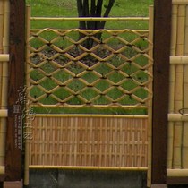  Japanese-style bamboo fence door Courtyard bamboo door Bamboo fence Handmade bamboo products Courtyard sub-door decorative fence Zizhu anti-corrosion