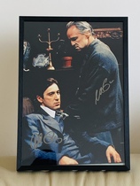 Godfather Godfather Marlon Brando Pacinio Al Pacnio signature photo with photo frame