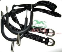 Spurs British Spurs harness Equestrian supplies Wind-chasing harness Rubber edge slip spurs send thorn belt