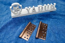 YADUN Aegis security outlet quality positive 304 stainless steel fireproof door anti-theft steel wood door flag-shaped hinge hinge