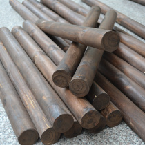 Carbonized anticorrosive wooden pile solid wood fence decoration single Wood cylindrical round bar pine wood stick log