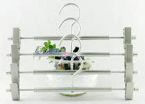 Aluminum alloy pants rack home storage finishing all aluminum pants clip strong and durable clothing store pants hanging
