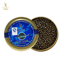 (Guaranteed)Kaluga 9-year-old Haiborui Black Sturgeon Roe Sauce (Ready-to-eat)canned 10g*2 boxes