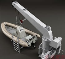 5G model Changfeng produces universal parts for ship models--life raft and crane with complete size ratio