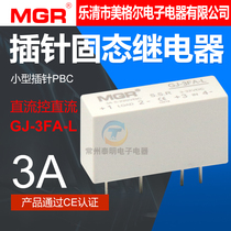SSR Megel Small Micro Single Phase Solid State Relay DC Controlled DC GJ 3FA L 3A DC-DC