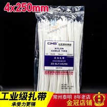 CHS Changhong self-locking nylon cable tie 4 * 250MM wire strap 200 tie strap harness strap