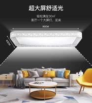 Nex Lighting ceiling lamp living room lamp simple modern rectangular atmosphere household Hall large screen light Hollow