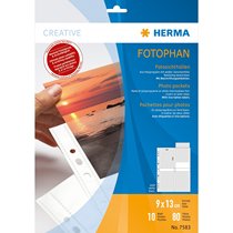 HERMA 7583 German HaUma photo storage loose leaf (white) 10 pieces each can put 8 photos