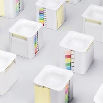 Korea multi-function office stationery cube sticky note sticker holder Sticky note box Sticky note paper Memo Cube