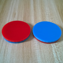 (10 packs)Football game edge picker side pick red and blue two-sided referee Football pick side coin