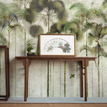 roen Roran Palm Bay DGWIL1013 European style bedroom living room background wall Belgium imported wallpaper