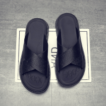 Slippers Male Summer 2021 new outwear Ins trendy sandals Outdoor Nets Red Sandals Mens Beach Lined