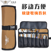 Multifunctional roll tool kit portable storage tool bag thickened Oxford cloth electrical bag creative hand bag