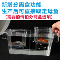 Guppy fish incubator multi-function Fry incubator outside acrylic mother fish breeding box fighting fish tank