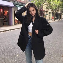 OTHYUS Yu Shuxin lisa Star with Black Spring and Autumn Profile Advanced Fried Street Leisure Suit Jacket Female