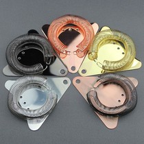 Wine triangle shape ice filter Stainless steel thickened bartending filter Cocktail drain net Ice filter net