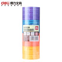 Del 30024 color stationery glue color transparent tape 12mm * 30y stationery 12 rolls 4 colors