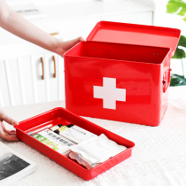 Nordic Minimalist Home Medicine Box Large Multilayer Family Medicine Box Containing box