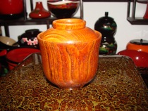  Lacquerware teacup with lid wooden embryo(can be used directly or lacquerware diy)