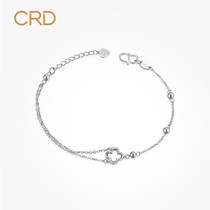CRD kleidi Pt950 platinum bracelet female platinum bracelet four leaf clover bracelet chain bracelet