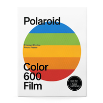 Polaroid Polaroid 600 type special round frame color photo paper box of 8 sheets December 20 batch