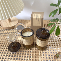 American wishing bottle amber scented candle soy wax coconut wax creative fragrance with hand gift ornaments niche