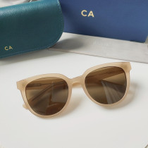 carin sunglasses 2021 new female summer sun sun show wisdom with glasses UV milk tea color GM sun glasses tide